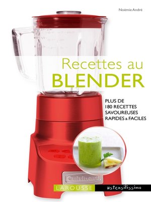 cover image of Recettes au blender